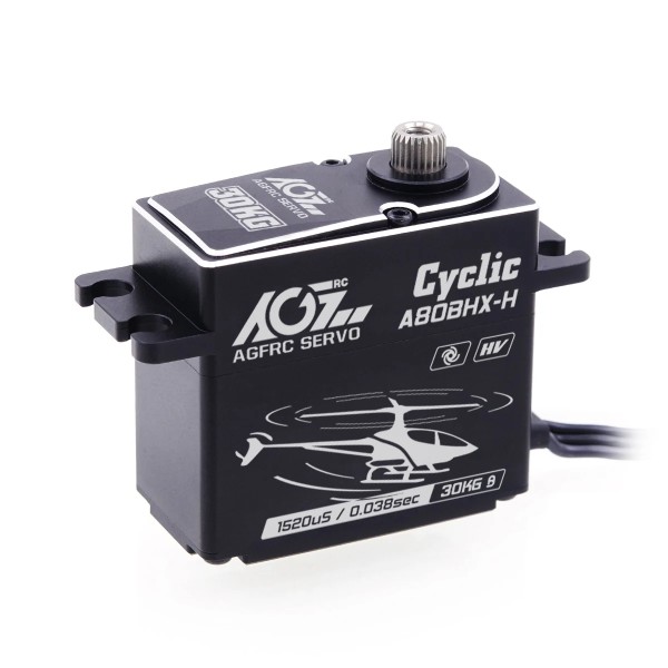 Original AGFRC High Speed A80BHX-H MG High Torque 30KG 0.038Sec HV Brushless RC Helicopter Rudder